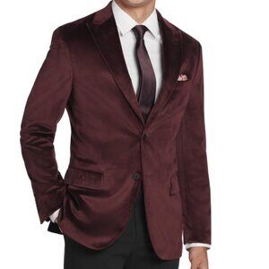 NEW  Egara Slim Fit Velvet Dinner Jacket